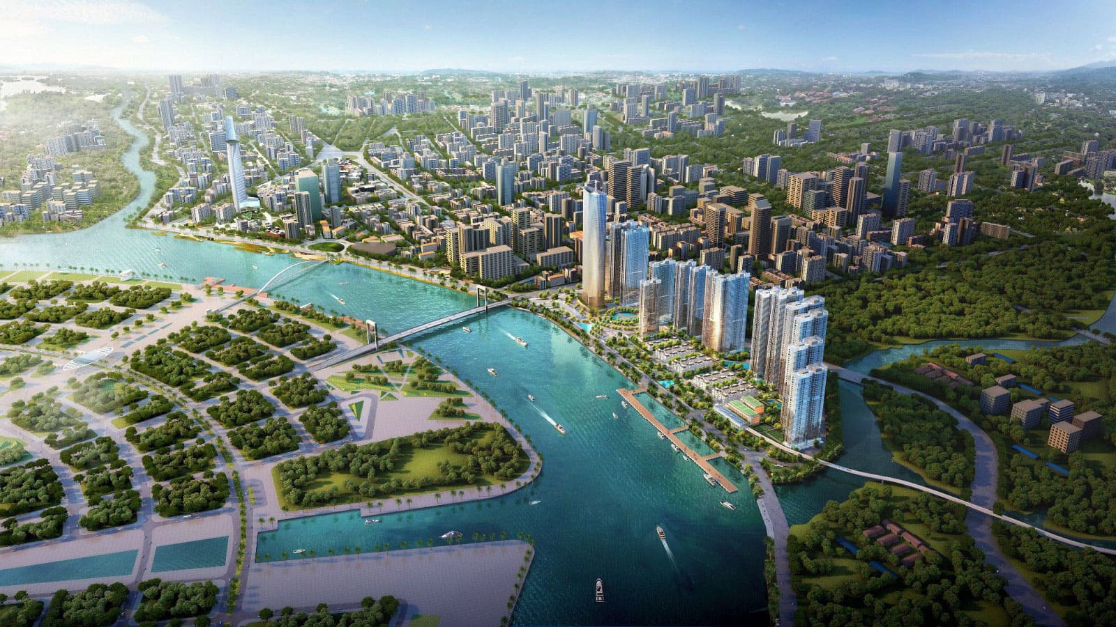 Phối cảnh dự án Grand Marina Sài Gòn của Masterise Homes.
