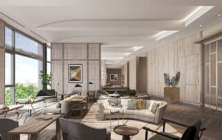 Thư viện tại tòa Sea - tòa nhà trung tâm của Grand Marina Saigon.