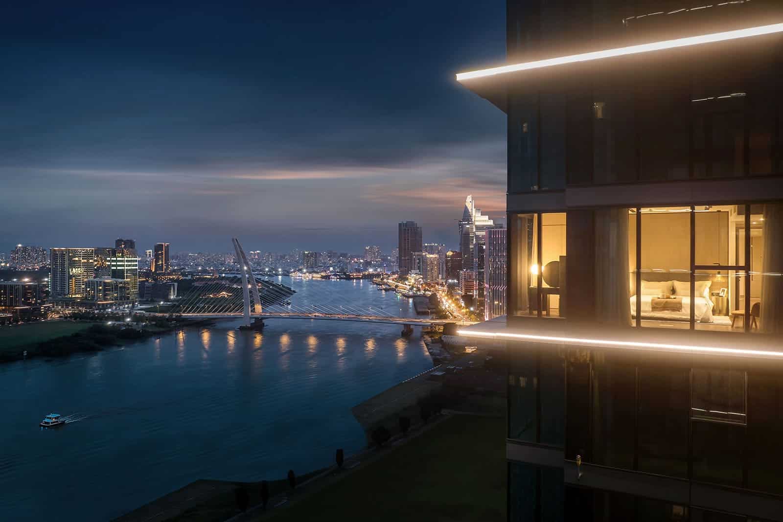Khu căn hộ hàng hiệu Marriott thuộc dự án Grand Marina Saigon sắp bàn giao.