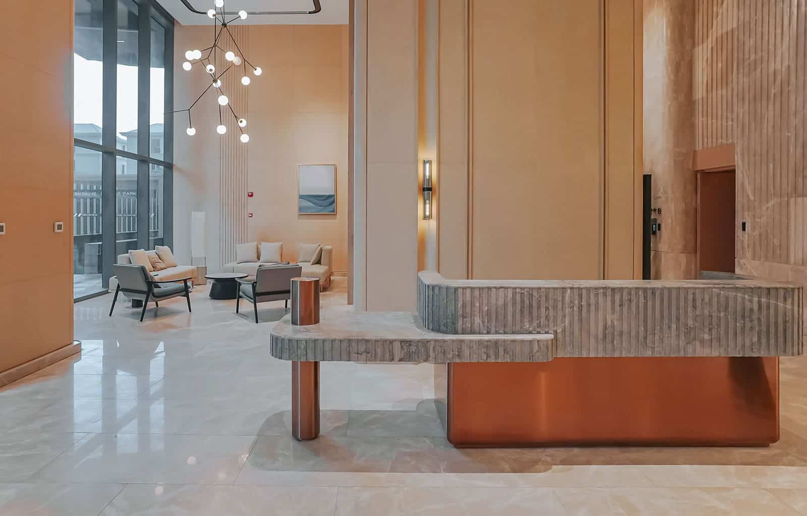 Khu căn hộ hàng hiệu Marriott thuộc dự án Grand Marina Saigon sắp bàn giao.