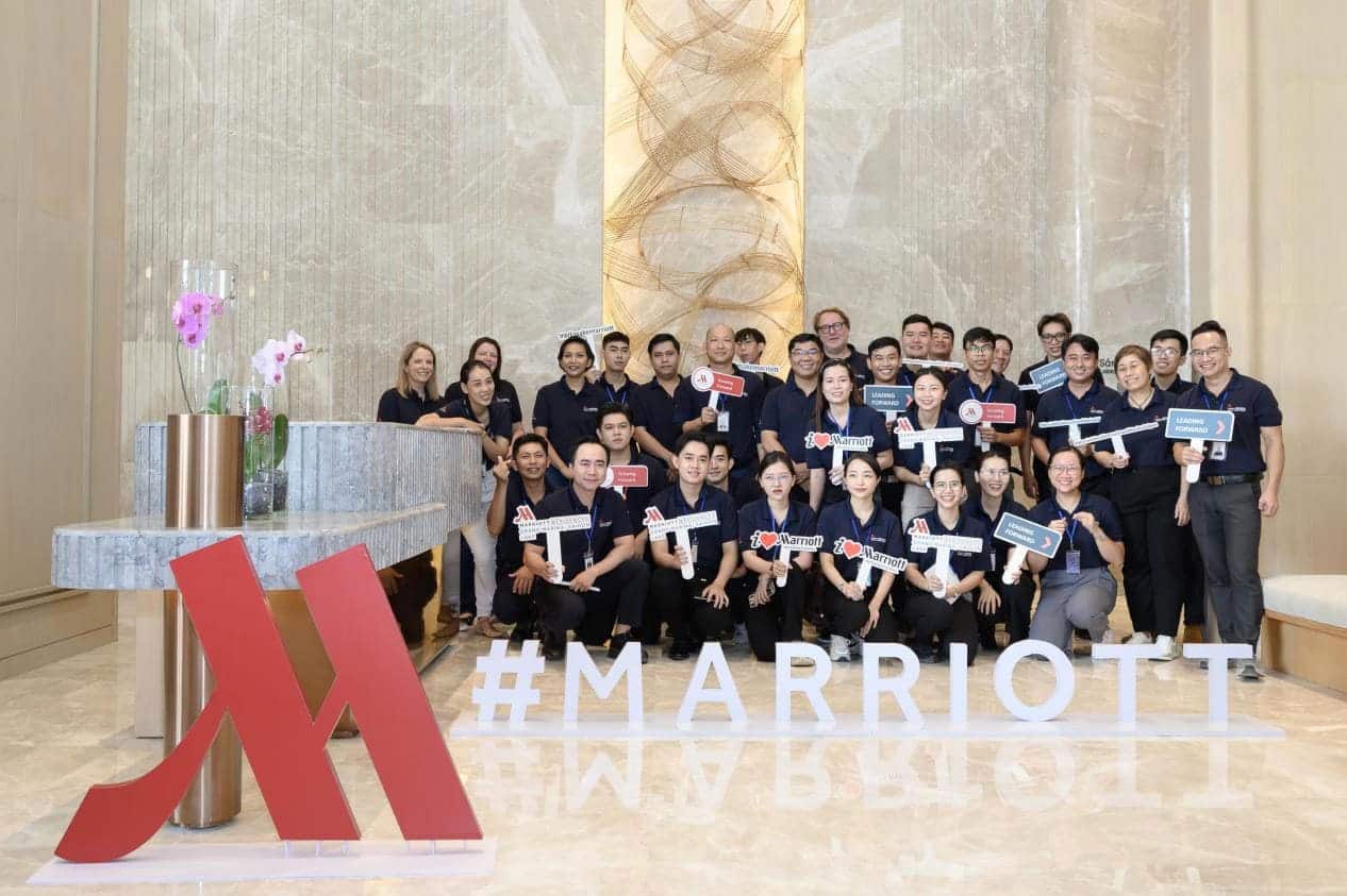 Đội ngũ quản gia của Marriott đã tiếp quản dự án cuối tháng 10.