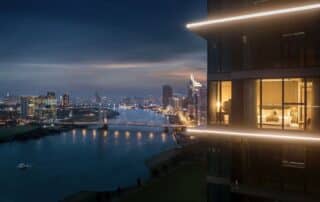 Bên trong căn hộ hàng hiệu Marriott dự án Grand Marina Saigon.