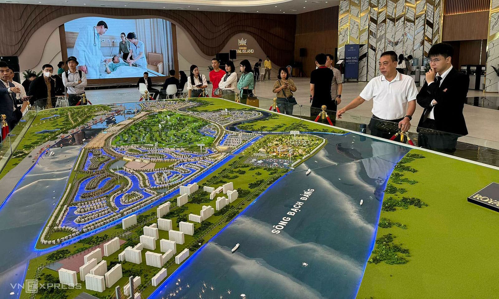 Sa bàn dự án 877 ha của Vinhomes tại Thủy Nguyên, Hải Phòng.