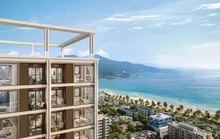 Sun Costa Residences Đà Nẵng - Khu căn hộ cao cấp với tầm nhìn hướng biển Mỹ Khê và bán đảo Sơn Trà.